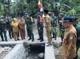 Infrastruktur TMMD Dicek Langsung, Brigjen TNI Mukhlis Tinjau Rabat Beton dan Gorong-Gorong